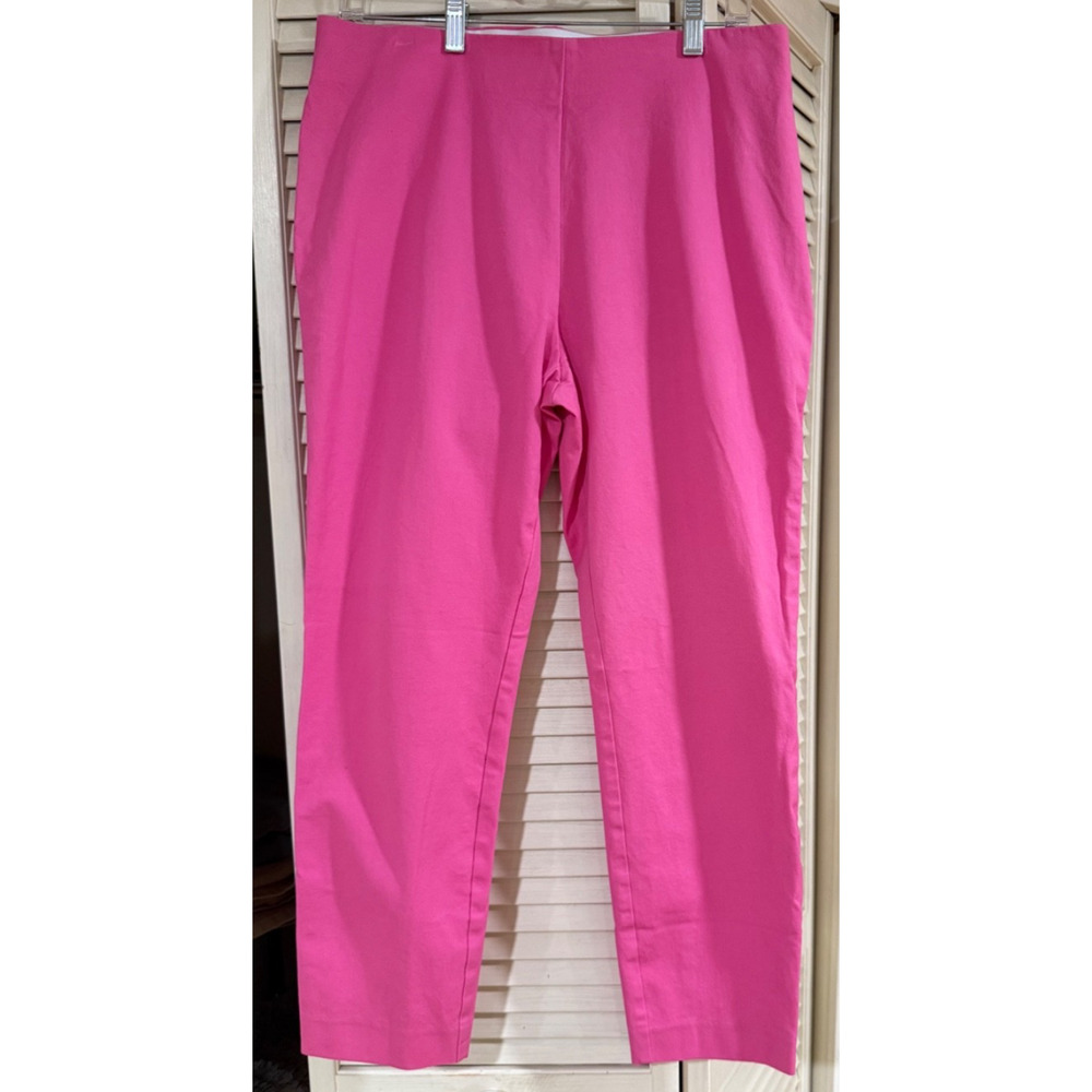 Target A New Day Women's Sz 12 Office Elastic Waist Stretchy Pink Pants, 2873